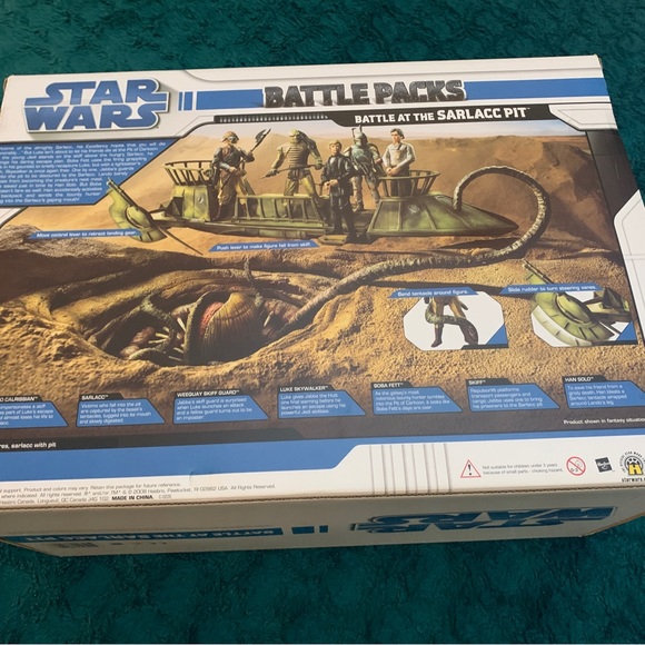 Star Wars Battle at The Sarlacc Pit Legacy Collection Hasbro 2008 Target Exc NEW - Picture 3 of 8